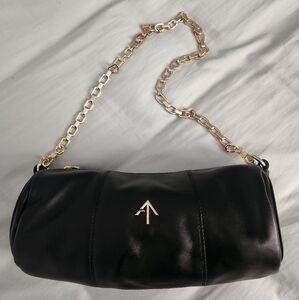 NWOT Manu Atelier Cylinder Bag Black Soft